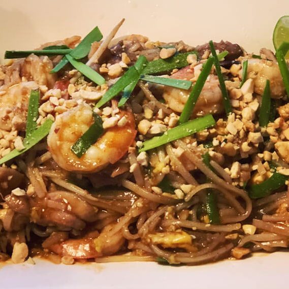Chicken and Prawn Pad Thai