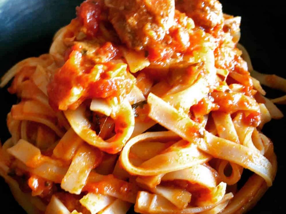 Spicy Italian Sausage & Mushroom Sauce Spicy Italian Sausage & Mushroom Sauce