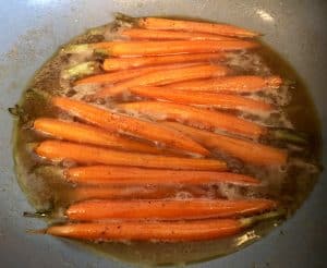 Maple Glazed Carrots with Prosciutto & Pecans