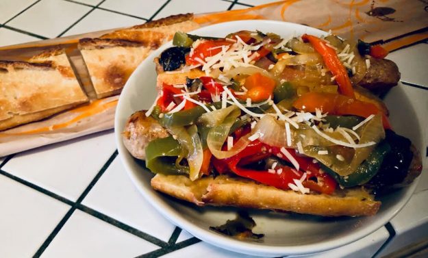 Hot Italian Sausage & Peppers Sandwiches Hot Italian Sausage & Peppers Sandwiches