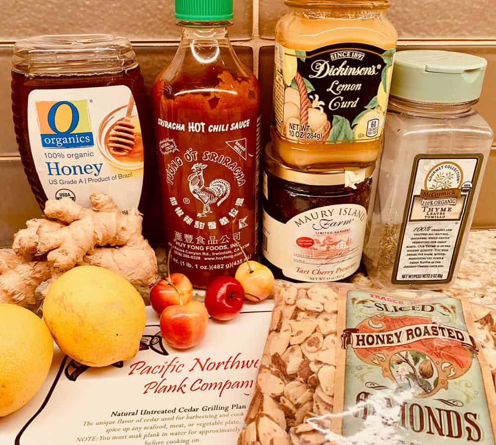 Cherry Ginger Glazed Alaskan King Salmon