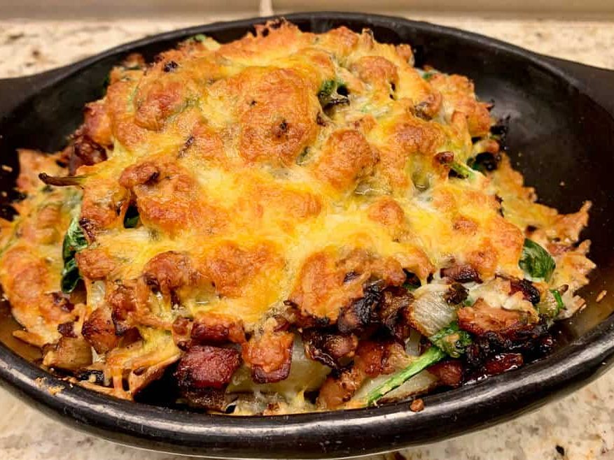 Spinach & Mushroom Twice Baked Potatoes Spinach & Mushroom Twice Baked Potatoes