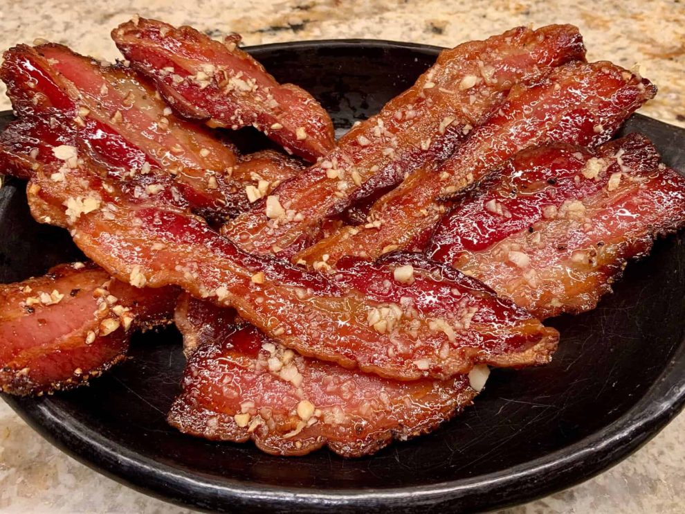Pecan Encrusted Maple Glazed Bacon Pecan Encrusted Maple Glazed Bacon