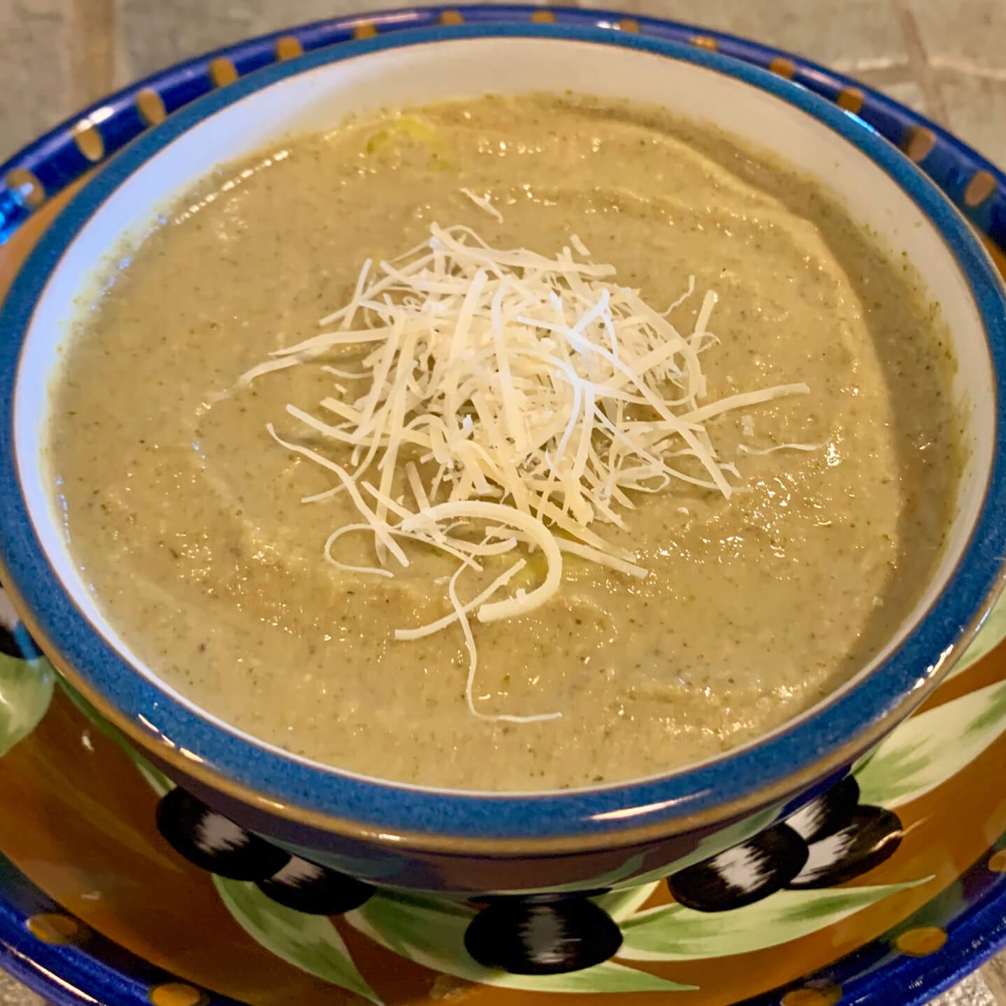 Cream Of Broccoli and Mushroom Soup