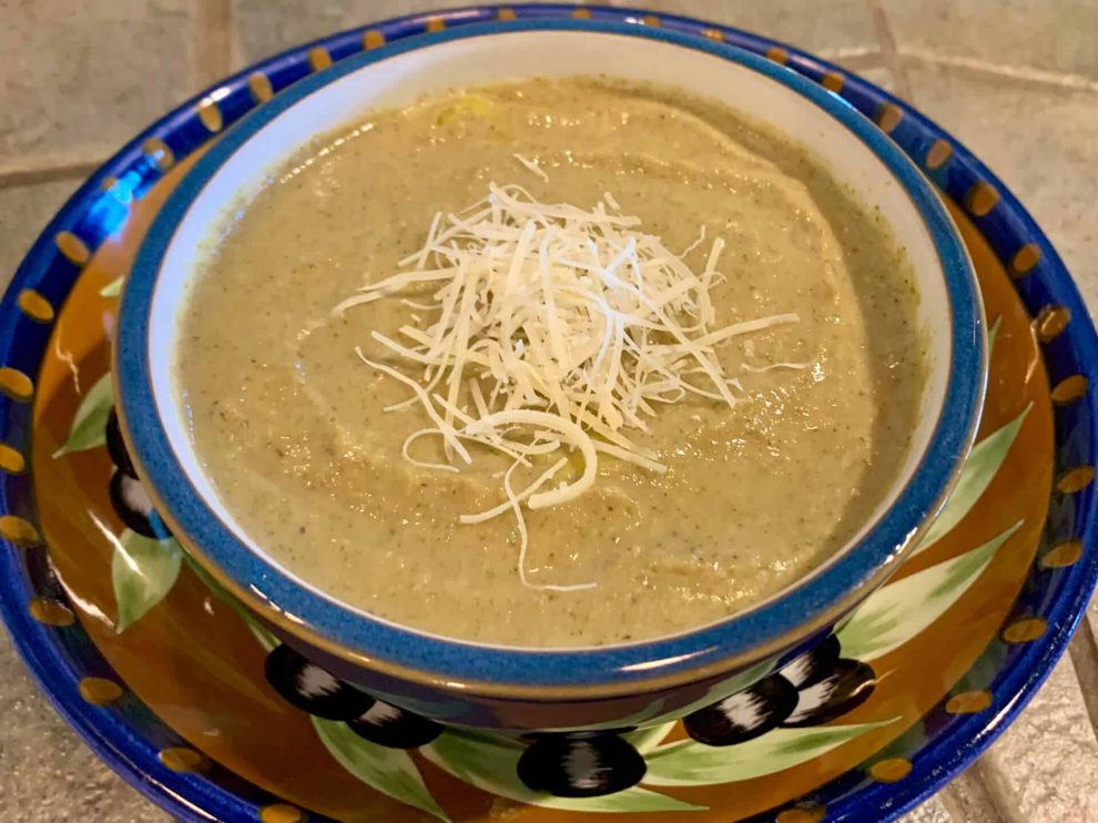 Cream Of Broccoli and Mushroom Soup