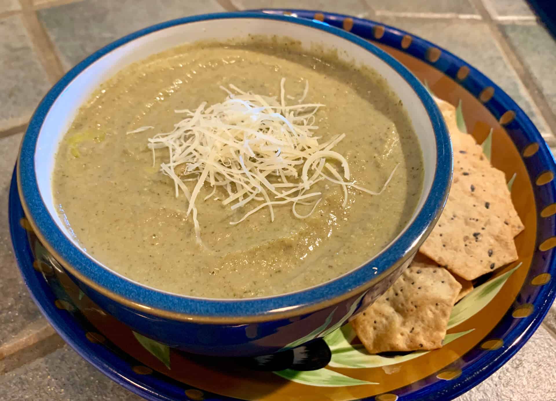 Cream Of Broccoli and Mushroom Soup