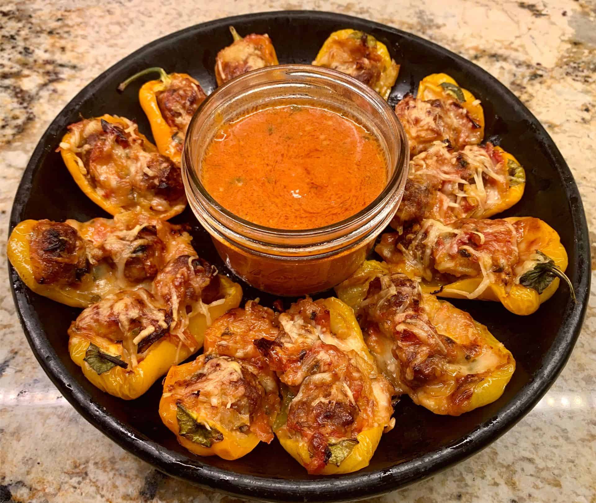 Italian Sausage Stuffed Zucchini Boats 7
