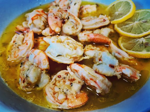 Oven Baked Scampi